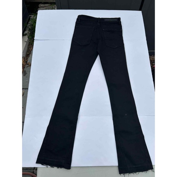 Rock Star Original Men's Black Rhinestone Jeans Slim Flare 30x32 - Picture 2 of 7